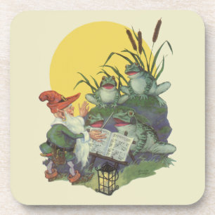  muziektijdschrift Hoesje Art, Etude Frog Choir Bier Onderzetter