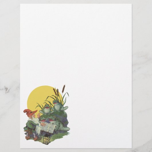  muziektijdschrift Hoesje Art, Etude Frog Choir Flyer (Voorkant)