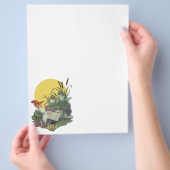  muziektijdschrift Hoesje Art, Etude Frog Choir Flyer (Hand)