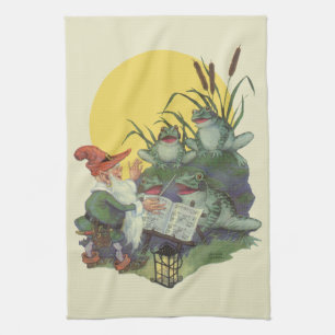  muziektijdschrift Hoesje Art, Etude Frog Choir Theedoek