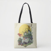  muziektijdschrift Hoesje Art, Etude Frog Choir Tote Bag (Voorkant)