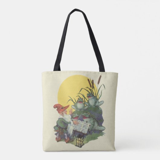  muziektijdschrift Hoesje Art, Etude Frog Choir Tote Bag (Achterkant)