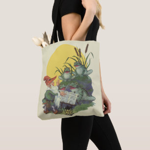  muziektijdschrift Hoesje Art, Etude Frog Choir Tote Bag