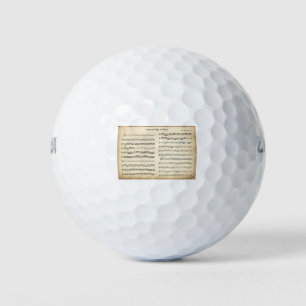 Muziekvel oud Pachelbel Kanon und Gigue in D Dur Golfballen