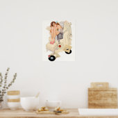 Muziekventilator omhoog poster (Keuken)