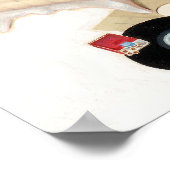 Muziekventilator omhoog poster (Hoek)