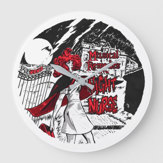 Muziekverhaal bij de nachtzuster grote klok (Voorkant)