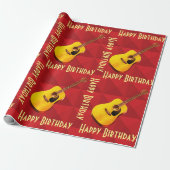 Muziekverlooppapier Cadeaupapier (Uitgerold)