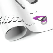 Muziekverlooppapier Cadeaupapier (Rol Hoek)