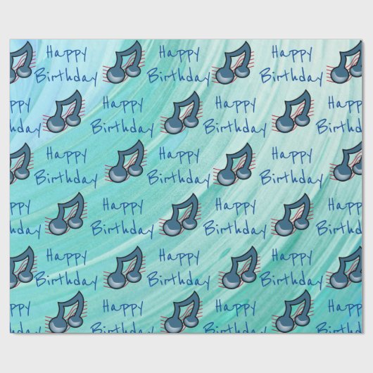 Muziekverlooppapier Cadeaupapier (Vlak)