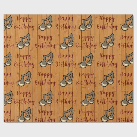 Muziekverlooppapier Cadeaupapier (Vlak)