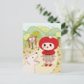 Muziekvermogen smelten briefkaart (Staand voorkant)