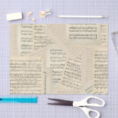  muziekverzameling tissuepapier (Craft)