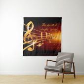 Muziekvieringen Thema's Poster Wandkleed (In situ)
