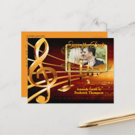 Muziekvieringsthema's Aankondigingskaart