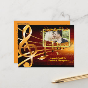 Muziekvieringsthema's Aankondigingskaart