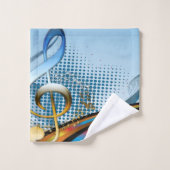Muziekvieringsthema's Bad Handdoek (Wasdoekje)