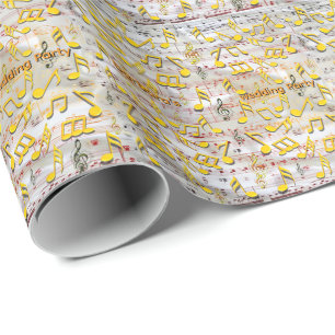 Muziekvieringsthema's Cadeaupapier