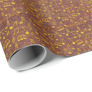 Muziekvieringsthema's Cadeaupapier