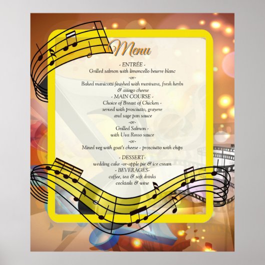 Muziekvieringsthema's Poster (Voorkant)