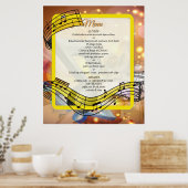 Muziekvieringsthema's Poster (Keuken)