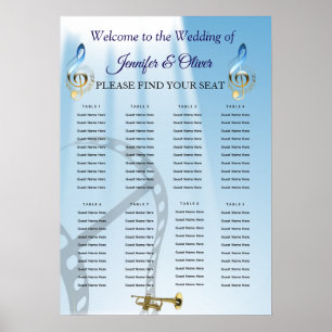 Muziekvieringsthema's Poster