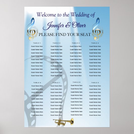 Muziekvieringsthema's Poster (Voorkant)