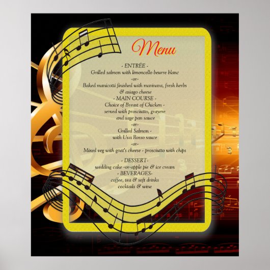 Muziekvieringsthema's Poster (Voorkant)