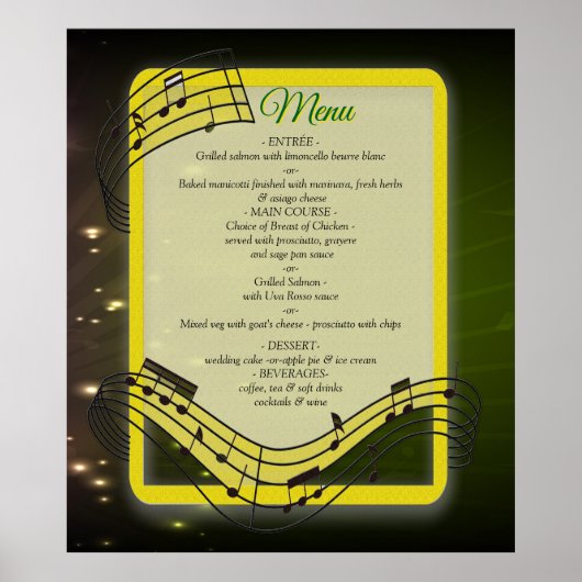 Muziekvieringsthema's Poster (Voorkant)