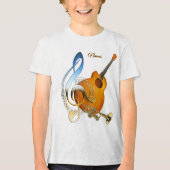 Muziekvieringsthema's Tri-Blend Shirt (Voorkant)
