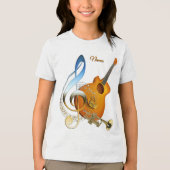 Muziekvieringsthema's Tri-Blend Shirt (Voorkant)