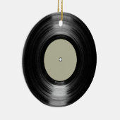 muziekvinylrecord keramisch ornament (Rechts)