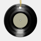 muziekvinylrecord keramisch ornament (Voorkant)