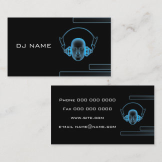 muziekvisitekaartje DJ Visitekaartje