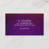 muziekvisitekaartje visitekaartje (Achterkant)