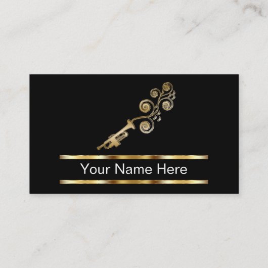 MuziekVisitekaartjes Visitekaartje (Voorkant)