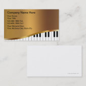 MuziekVisitekaartjes Visitekaartje (Voorkant / Achterkant)