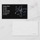 MuziekVisitekaartjes Visitekaartje (Voorkant / Achterkant)