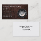 MuziekVisitekaartjes Visitekaartje (Voorkant / Achterkant)