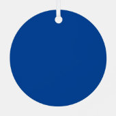 Muziekvrede op aarde Guitar Kerstmis Metalen Ornament (Achterkant)