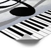 Muziekwaardering en talent personaliseren Poster (Hoek)