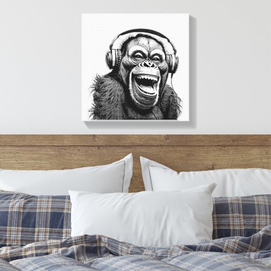 muziekwagen canvas afdruk (Insitu (Slaapkamer))