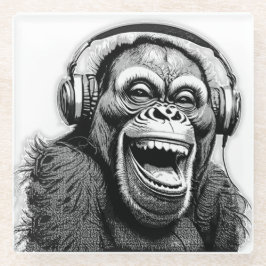 muziekwagen glazen onderzetter