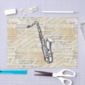 Muziekweefselpapier voor  Saksen-pagina Tissuepapier (Craft)