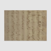 Muziekweefselpapier voor  vel tissuepapier (Voorkant)