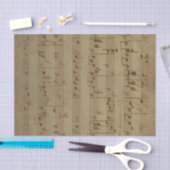 Muziekweefselpapier voor  vel tissuepapier (Craft)