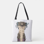 Muziekwezel Tote Bag (Achterkant)