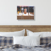 Muziekwinkel Canvas Afdruk (Insitu (Slaapkamer))