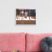 Muziekwinkel Canvas Afdruk (Insitu (Woonkamer))