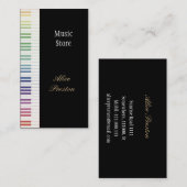 Muziekwinkel - Visitekaartje (Voorkant / Achterkant)